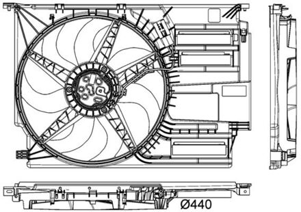 BMW Koelventilatorwiel CFF403000P