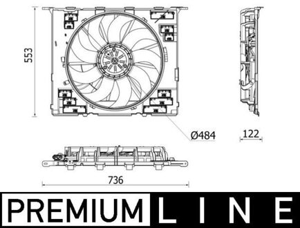 BMW Koelventilatorwiel CFF542000P