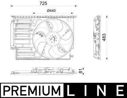 BMW Koelventilatorwiel CFF669000P