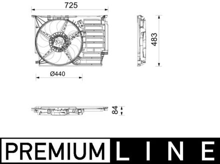 BMW Koelventilatorwiel CFF677000P