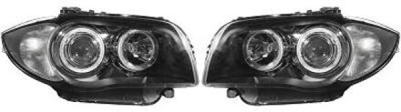BMW Koplampset BMW E87 H7/H7 met ring 1280580