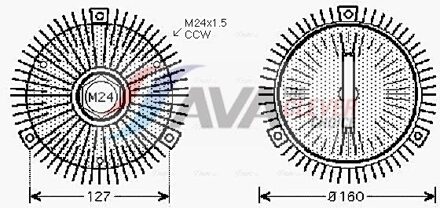 BMW Koppeling, radiateurventilator BWC391