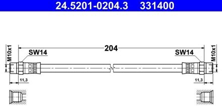 BMW Koppelingsslang 24520102043