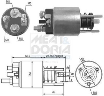 BMW Magneetschakelaar, startmotor 46128