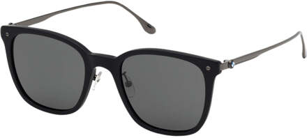 BMW Matte Black Frame Smoke Polarized Lensed Zonnebril Zwart