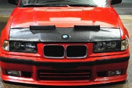 BMW Motorkapsteenslaghoes BMW 3 serie E36 1991-1998 zwart