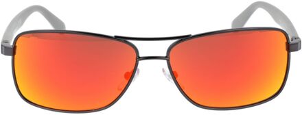 BMW Motorsport Grijze Metalen Zonnebril Grijs - One Size