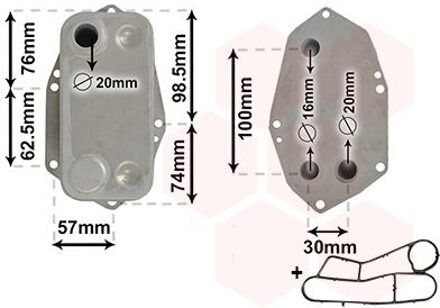 BMW oliekoeler 06003571
