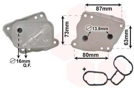BMW Oliekoeler 1/3-series / X3 06003412
