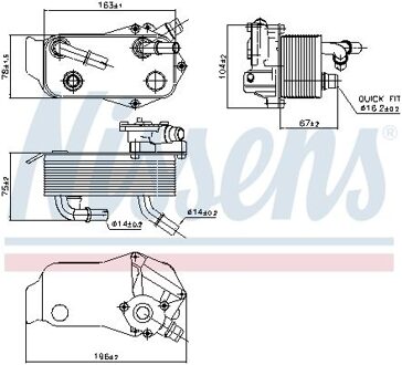 BMW Oliekoeler, automatische transmissie 90736