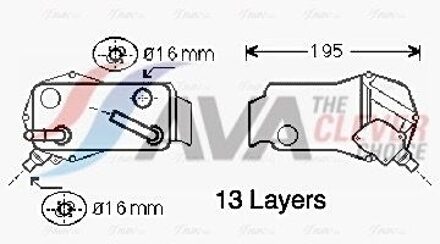 BMW Oliekoeler, automatische transmissie BW3350