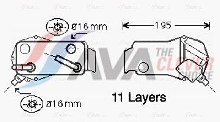 BMW Oliekoeler, automatische transmissie BW3351
