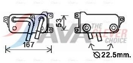 BMW Oliekoeler, automatische transmissie BW3401