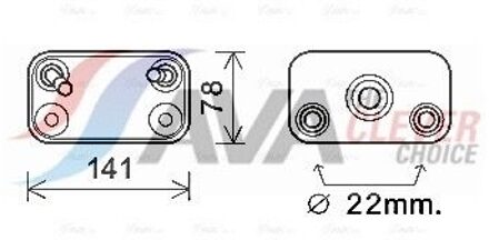 BMW Oliekoeler, automatische transmissie BW3406