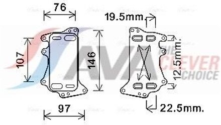 BMW Oliekoeler, automatische transmissie BW3553