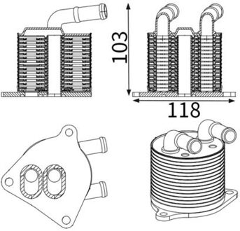 BMW Oliekoeler, automatische transmissie CLC417000S