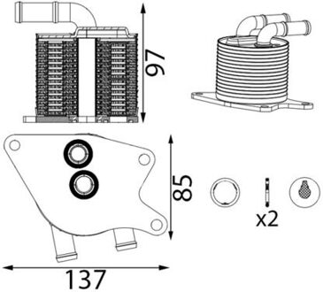 BMW Oliekoeler, automatische transmissie CLC429000S