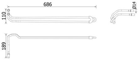 BMW Oliekoeler, besturing CLC95000P