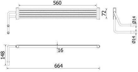 BMW Oliekoeler, besturing CLC97000P