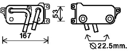 BMW OLIEKOELER E60/61 520>550 AT 06003401