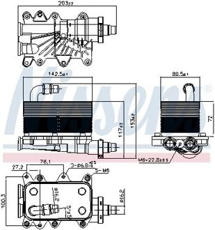 BMW Oliekoeler, motorolie 90673