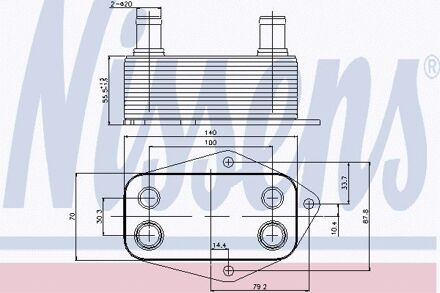 BMW Oliekoeler, motorolie 90675