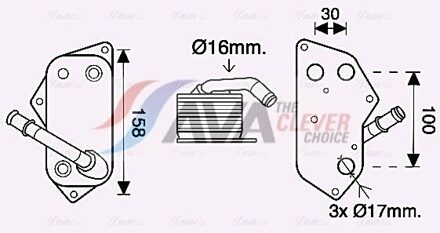BMW Oliekoeler, motorolie BW3558