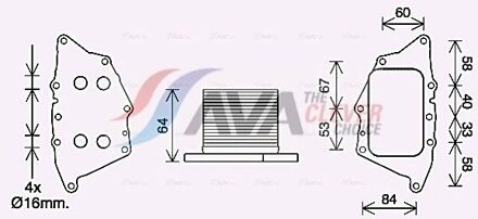 BMW Oliekoeler, motorolie BW3572