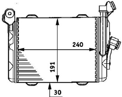 BMW Oliekoeler, motorolie CLC33000P