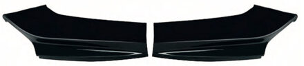 BMW Oneway Front Flaps passend voor BMW 5-Serie F10/F11 M-Pack 2011-2016 - Glanzend zwart OWFS01078