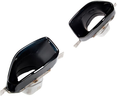 BMW Oneway Set pasklare uitlaatsiertukken passend voor BMW 3-Serie G20/G21 M-Pack 2018-2022 - Zwart RVS OWBM0009
