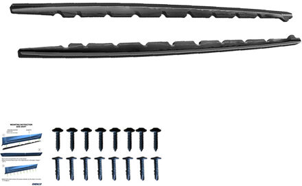 BMW Oneway Set Sideskirts passend voor BMW 1-Serie F40 M-Pack/M135i 2019- - Glanzend zwart OWSS10035