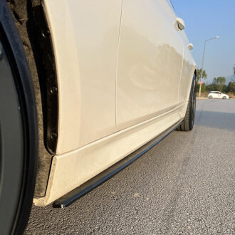 BMW Oneway Set Sideskirts passend voor BMW 3-Serie F30 M-Sport 2012-2019 - Glanzend zwart OWSS10001