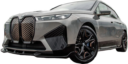 BMW Oneway Set Sideskirts passend voor BMW iX M-Pack i20 2021- - Glanzend zwart OWSS10031