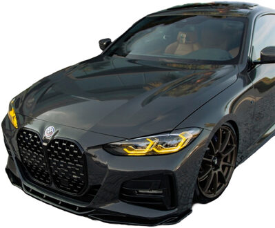 BMW Oneway Voorspoilerlip BMW 4-Serie G22/G23 Coupe/Cabrio M-Pack 2020-2024 & Facelift 2024 OWFS01054