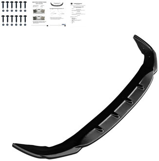 BMW Oneway Voorspoilerlip passend voor BMW 2-Serie F44 Gran Coupe M-Pack/M235i 2019- - Glanzend zwart OWFS01053