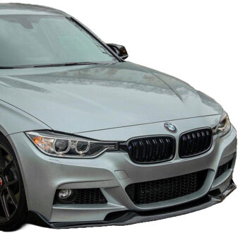 BMW Oneway Voorspoilerlip passend voor BMW 3-Serie F30 M-Tech 2012-2019 - Glanzend zwart OWFS01073