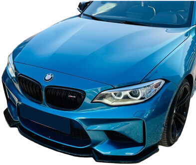 BMW Oneway Voorspoilerlip passend voor BMW M2 F87 2016-2020 - Glanzend zwart OWFS01055