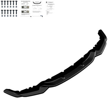 BMW Oneway Voorspoilerlip passend voor BMW M2 F87 2016-2020 - Versie 2 - Glanzend zwart OWFS01097