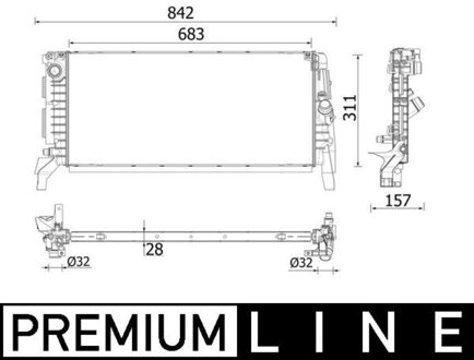 BMW Radiateur CR2201000P