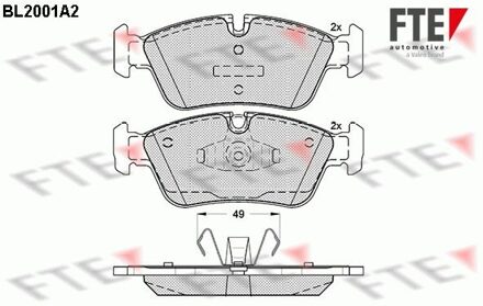 BMW Remblokken set BL2001A2