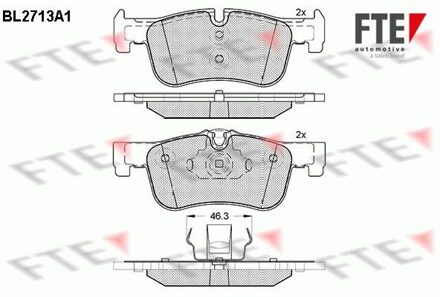 BMW Remblokken set BL2713A1