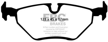 BMW Remblokkenset EBC Ultimax2 DP1289 DP1289