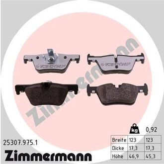 BMW Remblokkenset Low-Dust 253079751