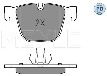 BMW Remblokkenset, schijfrem 0252373017PD