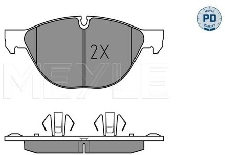 BMW Remblokkenset, schijfrem 0252417219PD