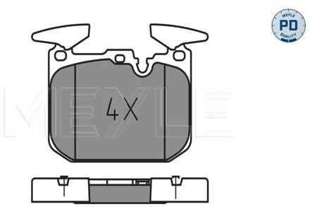BMW Remblokkenset, schijfrem 0252502818PD