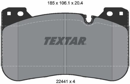 BMW Remblokkenset, schijfrem 2244101
