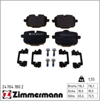 BMW Remblokkenset, schijfrem 247041802