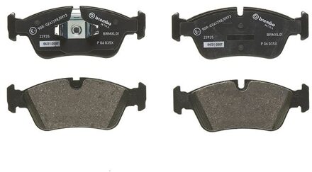 BMW Remblokkenset, schijfrem BREMBO XTRA LINE P06035X